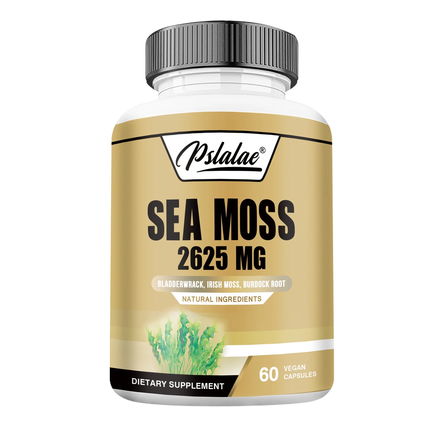 Sea Moss - Energy Nutrition for Men and Women, Supports Immunity, Muscle Mass Endurance, Increases Vitality - 60 Capsules