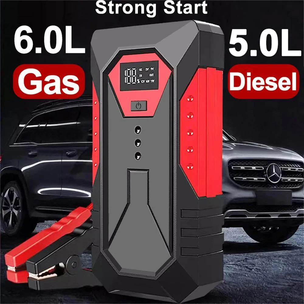 1200A Portable Car Jump Starter 18000mAh Power Bank Car Booster Charger 12V Starting Device Petrol Diesel Car Emergency Booster