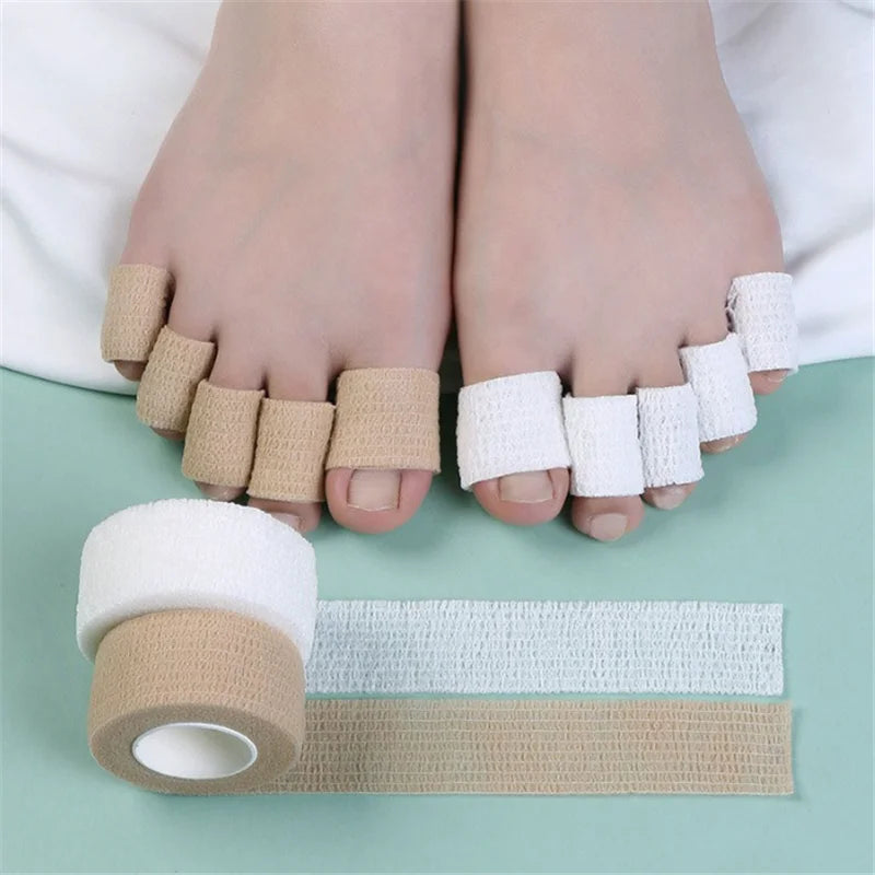 3 Rolls Foot Abrasion Sticker Toe Finger High Heels Anti-wear Protector Pain Relief Foot Care Bandage Calluses Corn Care Patch