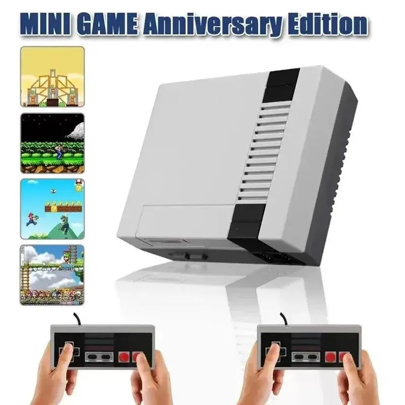 Mini TV Handheld Family Recreation Video Game Console AV Output Retro Built-in 620 Classic Games Dual Gamepad Gaming Player