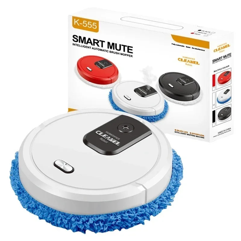 Smart Sweeping and Mop Robot Vacuum Cleaner Household Rechargeable Dry and Wet Home Appliance With Humidifying Spray