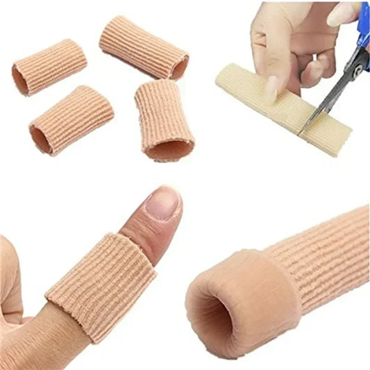 1pc Feet Corrector Finger Corrector Insoles Fabric Gel Silicone Tube Bunion Toes Fingers Separator Divider Protector Calluses