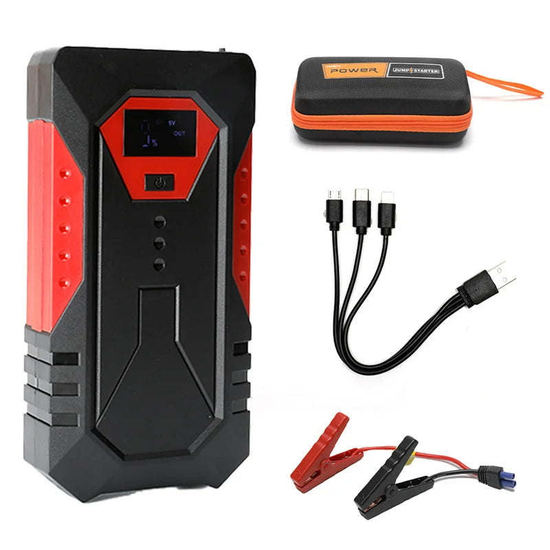 1200A Portable Car Jump Starter 18000mAh Power Bank Car Booster Charger 12V Starting Device Petrol Diesel Car Emergency Booster