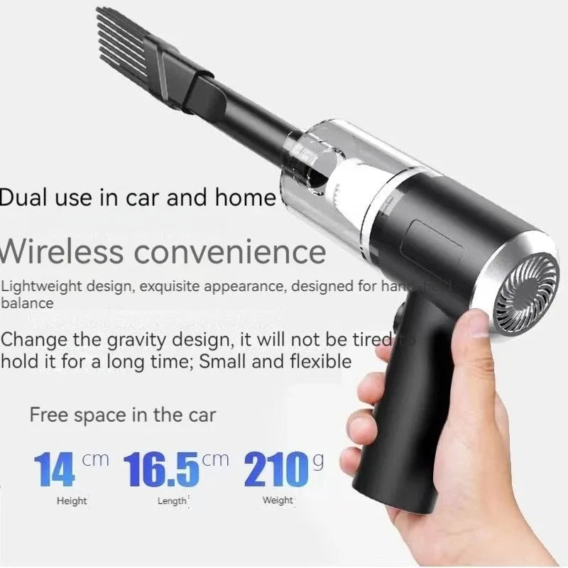 Car Vacuum Cleaner 12000PA Powerful Cleaning Machine Cars Cleaner Mini Wireless Portable Hand Held Cleaner for Home Appliance