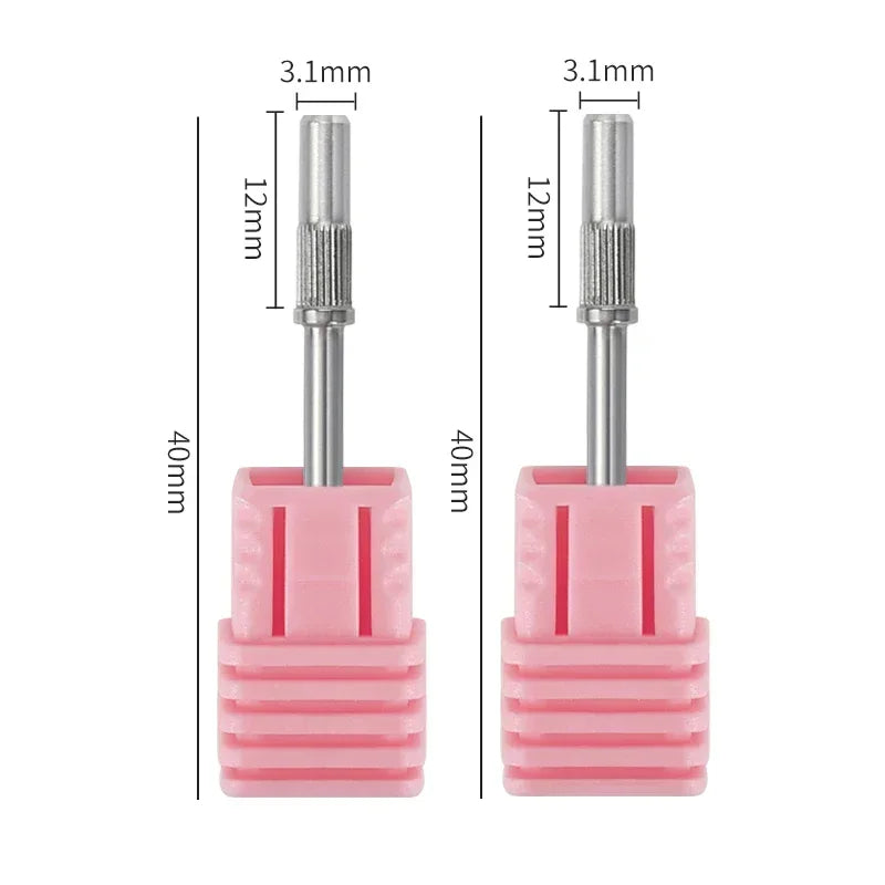 Small Sand Ring Bearing Mandrel Bit for Nails Small Mini Metal Mandrel for Manicure Sandpaper Ring Holder Nail Drill Accessories