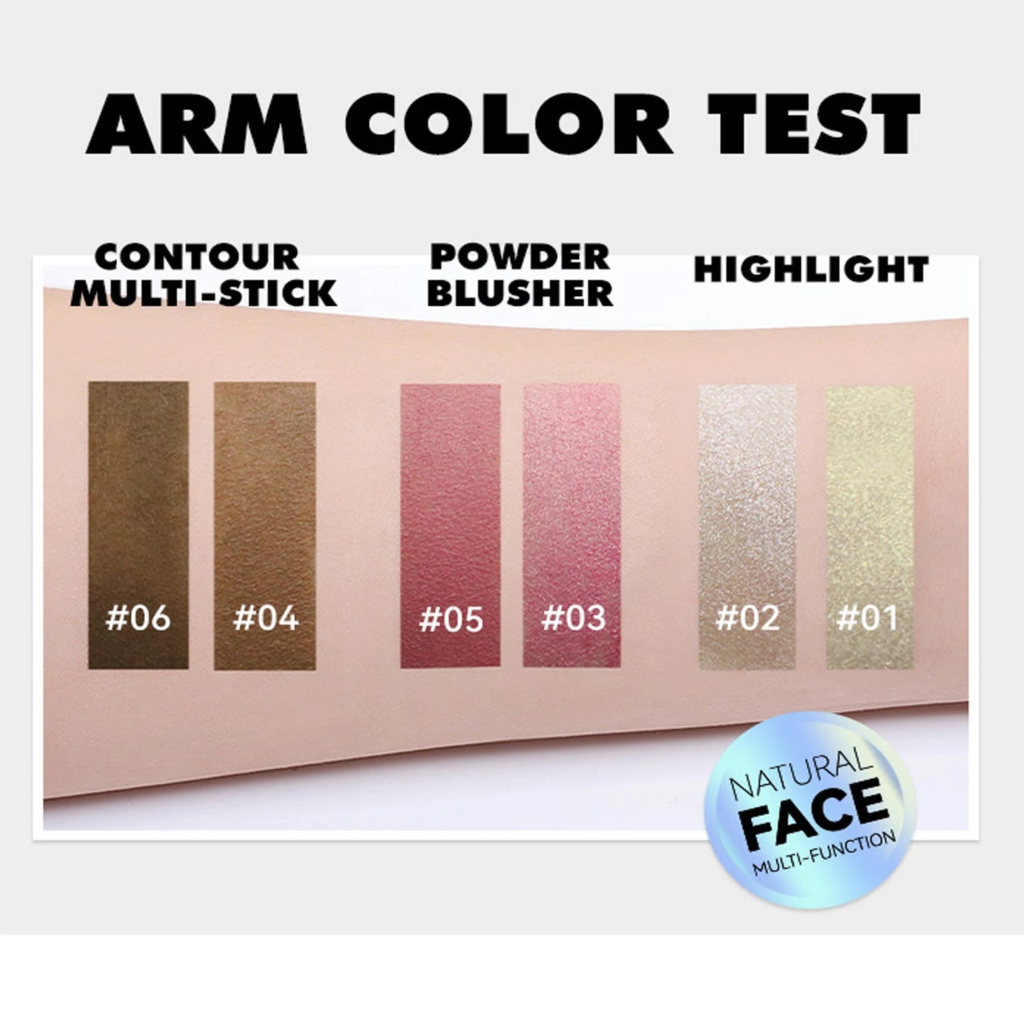 Face Contour Bronzer Stick Face Brighten Highlighter Bar Shimmer Highlighter Blush Stick Concealer Cream Makeup Tool Cosmetics