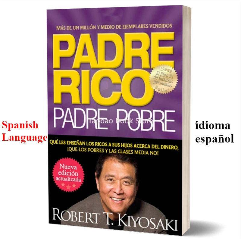 RICH DAD POOR DAD Robert Toru Kiyosaki Personal Finance Children Books Financial Intelligence Enlightenment Education Book Españ