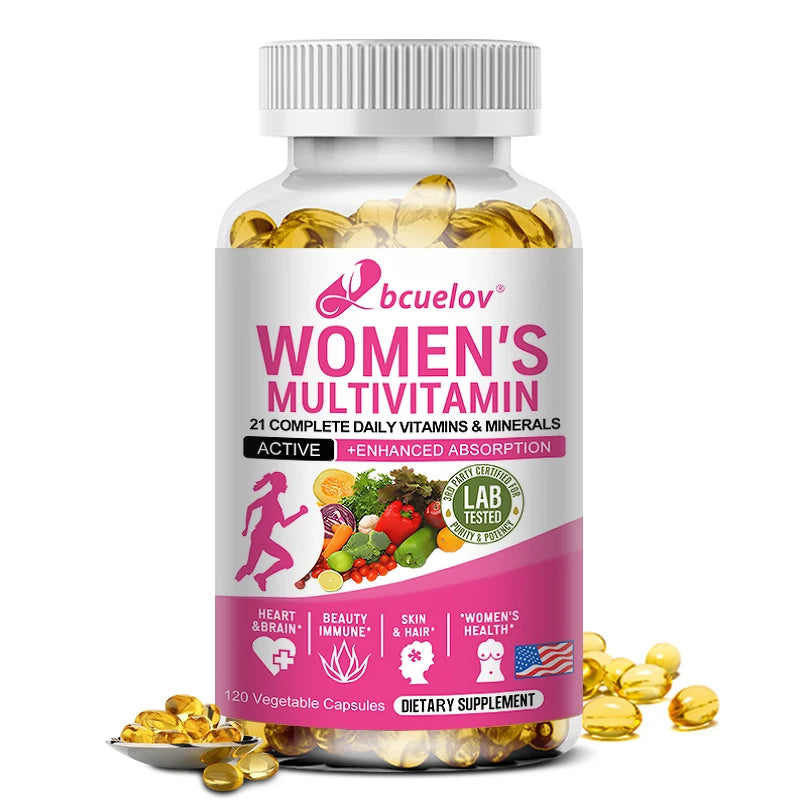 Multivitamin - Improves Nutrient Absorption, Heart Health, Natural Energy Support, Whole Food Supplement, Non-GMO, Gluten Free