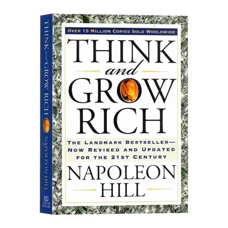 2 Books Set By Napoleon Hill Think And Grow Rich And The Law of Success Reading Books for Adult Libros