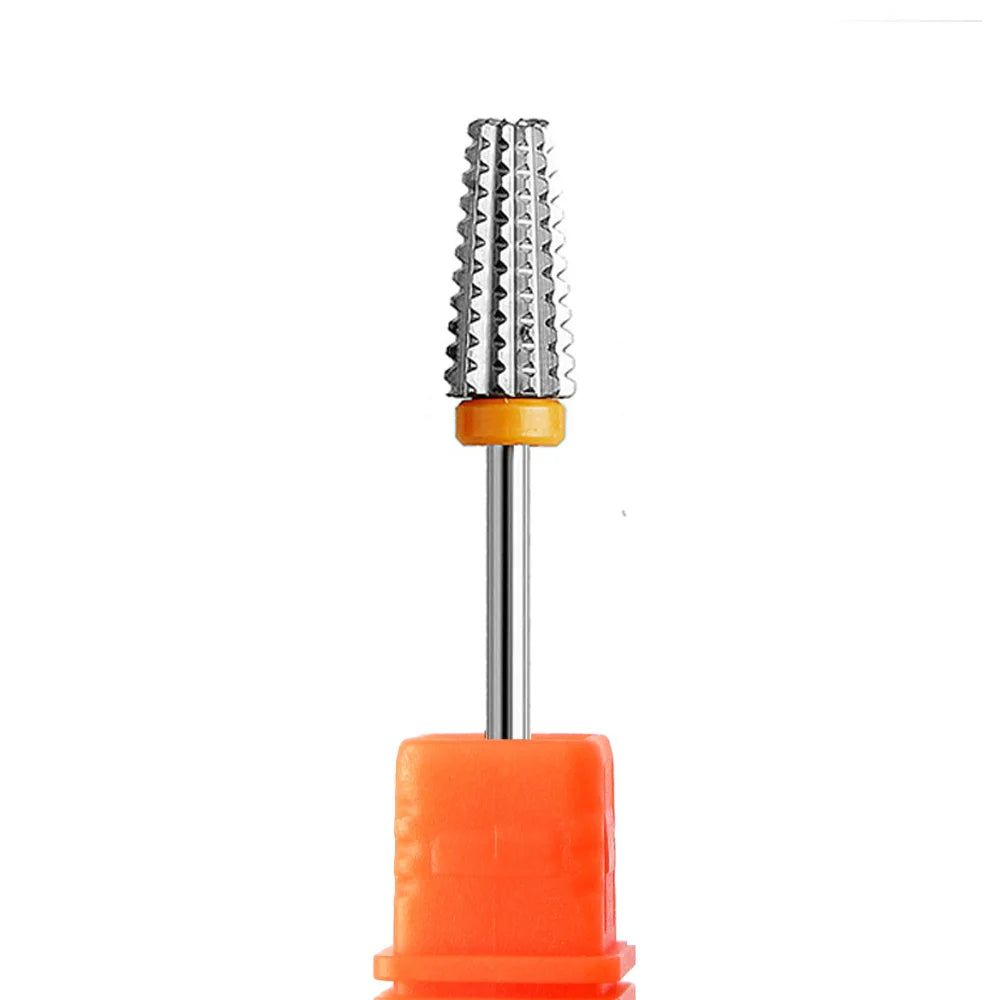 5 in 1 Tungsten Nail Drill Bit Milling Cutter for Manicure Gel Polish Remove Burr Electric Machine Files Cuticle Clean Tools