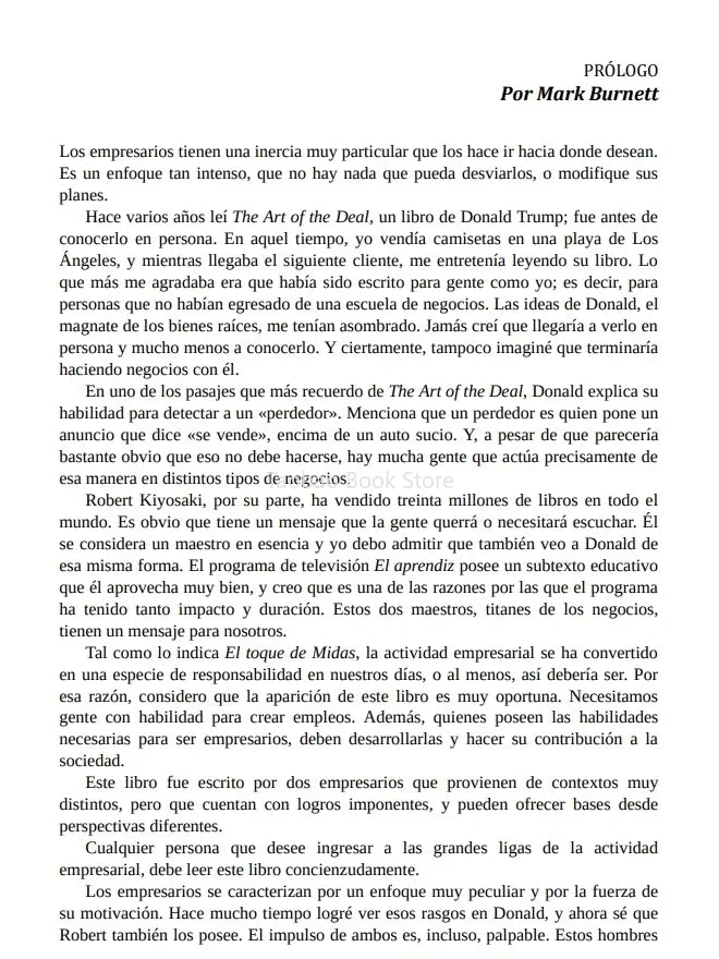 El Toque De Midas: Por Qué Algunos Empresarios Se Hacen Ricos, Pero La Mayoría No / Spanish Books Investment