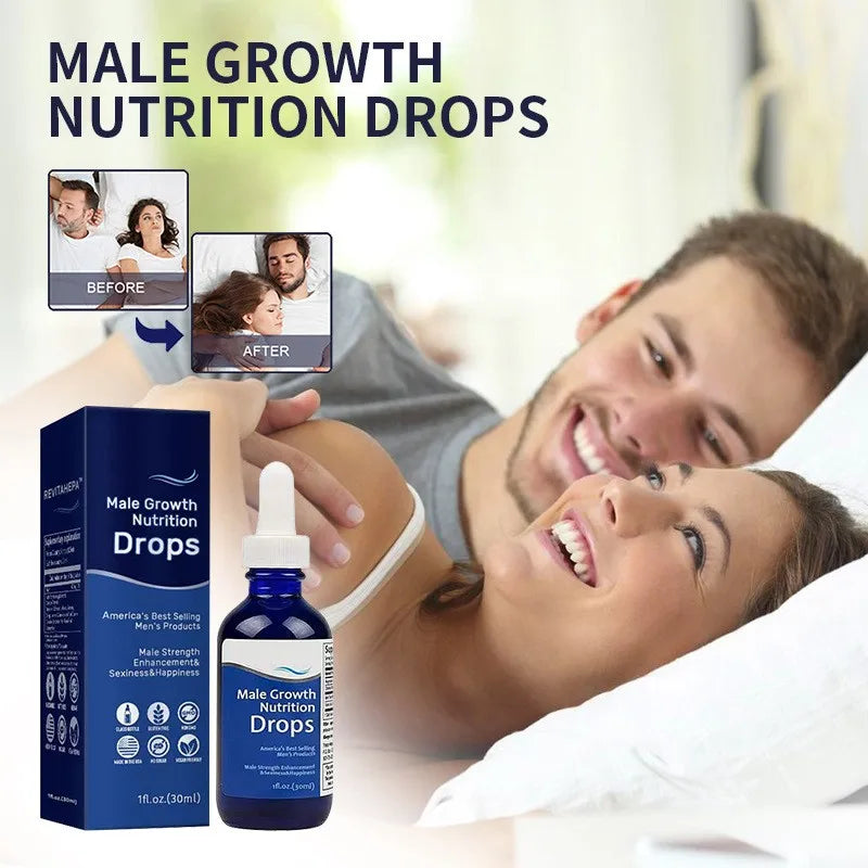 Male Growth Nutrition Drops, Nexusbio Men's Drops, Super-Potent, New, 30ml