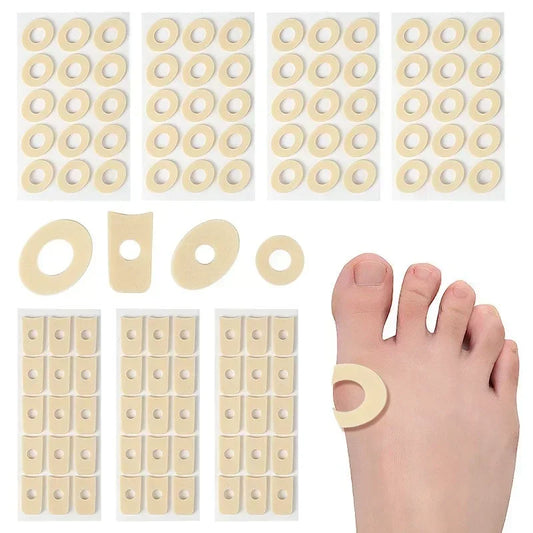 15PCS/Sheet Callus Cushions Shoes Heel Pad Foam Round Toe Foot Corn Bunion Protectors Pads 4 Types