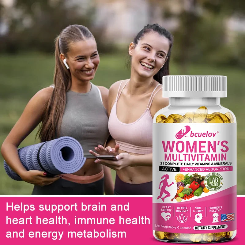 Multivitamin - Improves Nutrient Absorption, Heart Health, Natural Energy Support, Whole Food Supplement, Non-GMO, Gluten Free