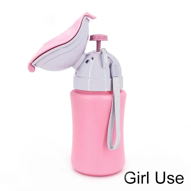 Toilet Pee Bottle  Emergency Portable Kids Urinal Outdoor Car Travel Shrinkable 600/750ml Anti-leakage Boy Girl Training Potty