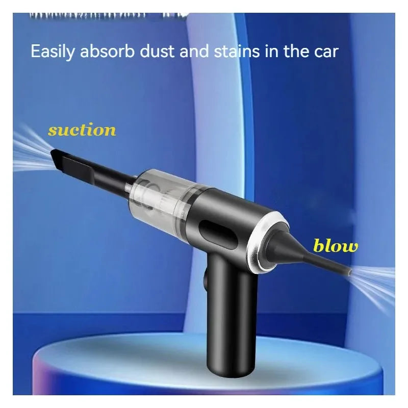 Car Vacuum Cleaner 12000PA Powerful Cleaning Machine Cars Cleaner Mini Wireless Portable Hand Held Cleaner for Home Appliance