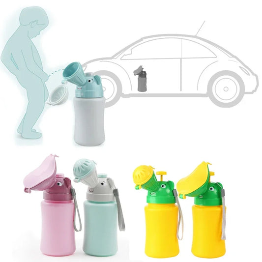 Toilet Pee Bottle  Emergency Portable Kids Urinal Outdoor Car Travel Shrinkable 600/750ml Anti-leakage Boy Girl Training Potty