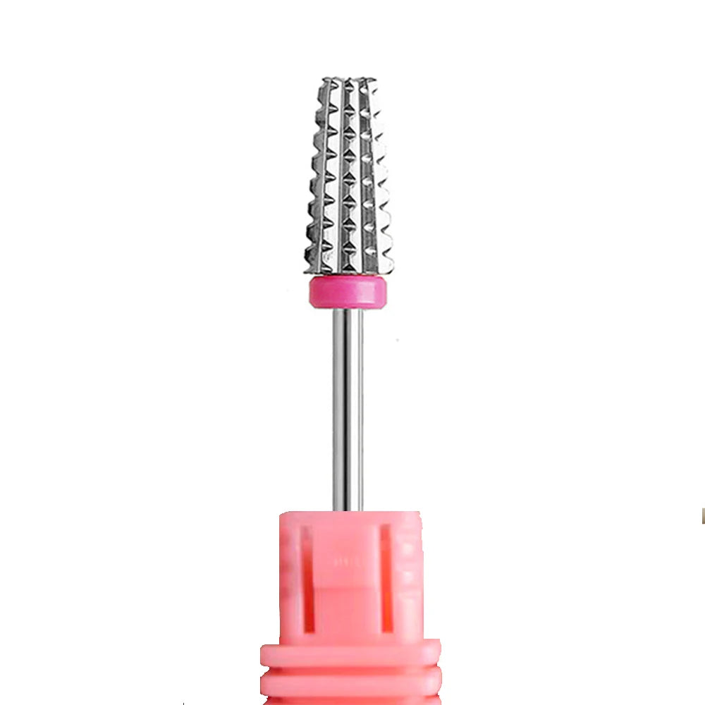 5 in 1 Tungsten Nail Drill Bit Milling Cutter for Manicure Gel Polish Remove Burr Electric Machine Files Cuticle Clean Tools