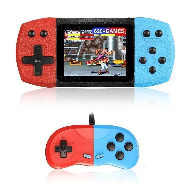 Retro Video Game Console Built in 620 Classic Games Portable Handheld Game Player Rechargeable Console AV Ouput