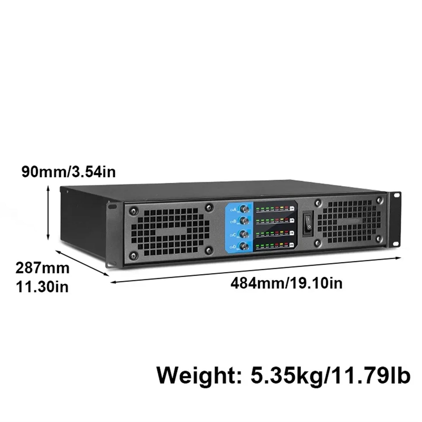 ARTRY AT2800/AT48000 professional power amplifier digital power amplifier four/two channel large conference, home stage, high power post amplifier