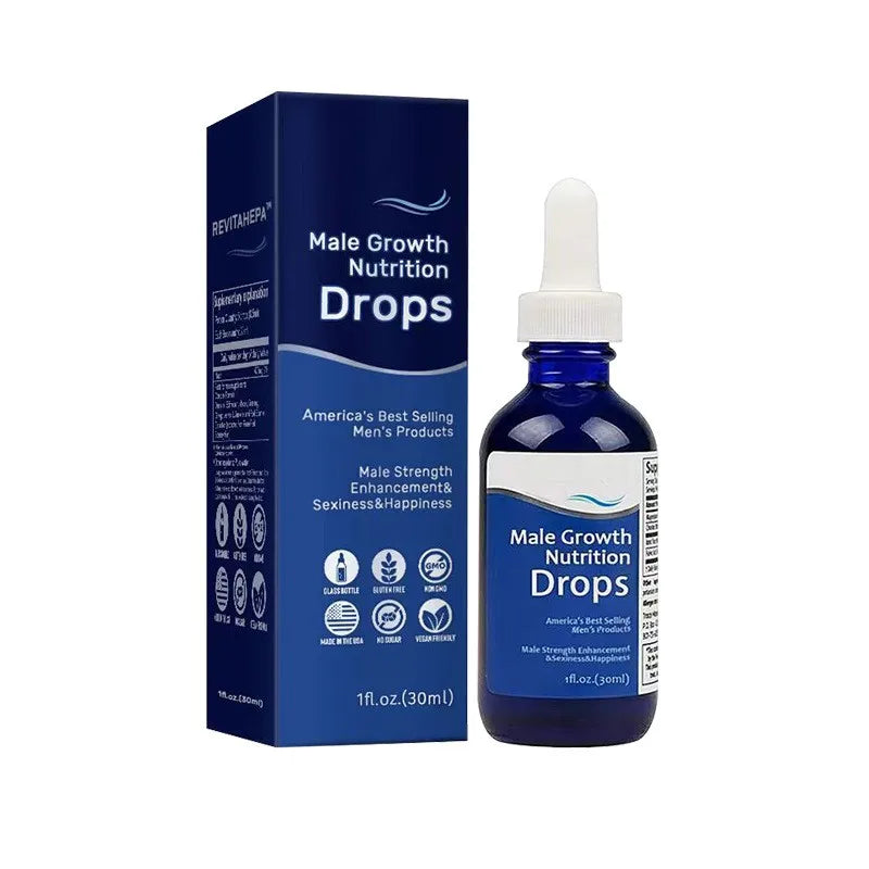 Male Growth Nutrition Drops, Nexusbio Men's Drops, Super-Potent, New, 30ml