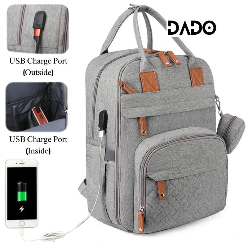 Diaper Bag Backpack Baby Essentials Travel Tote Multifunction Waterproof.