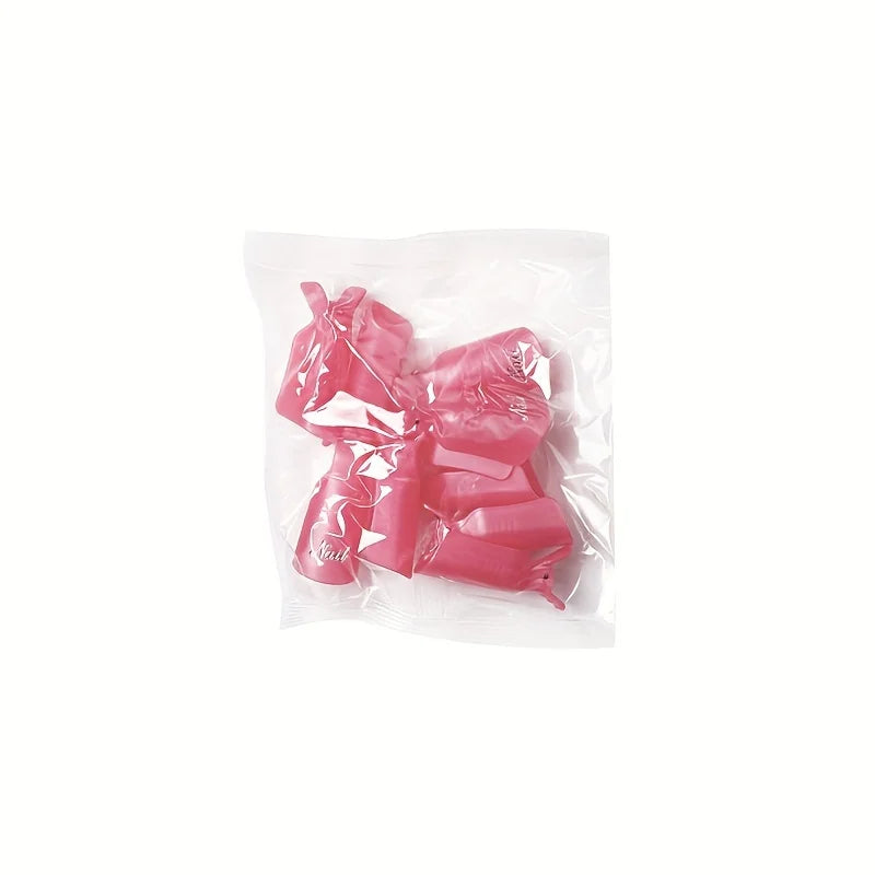 Nail Tools Nail Remover Clip 10 Instead of Tinfoil Can Be Used Repeatedly Nail Sleeve Multi-Color Opp Bag