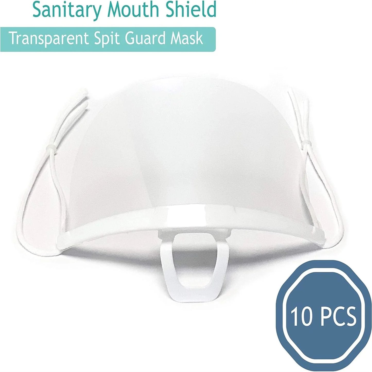 5/10/20Pcs Reusable Transparent Anti-fog Mask Shield Cover Restaurant School Plastic Anti-saliva Mouth Shield Beauty Tattoo