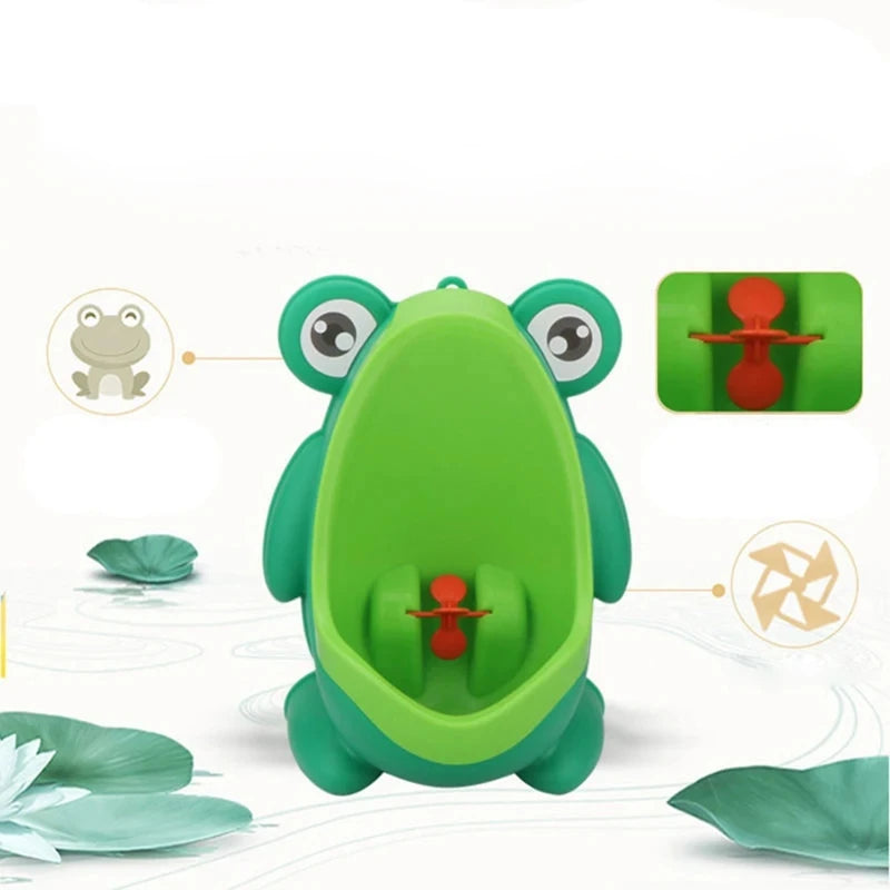 Little Frog Baby Urinal Boys wall-mounted urinal Frog shape Boys standing urinal Toilet training urinal