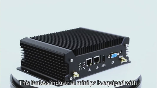 XCY Industrial Fanless Mini PC 2 LAN 2 COM RS32 Intel Core i7 10610U i5 4278U DDR3L Desktop Computer Windows 10 Pro Linux WIFI